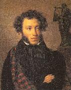 Kiprensky, Orest Portrait of the Poet Alexander Pushkin oil painting picture wholesale